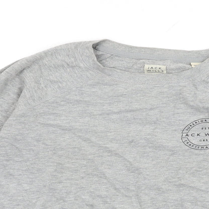 Womens UK Size 8 Jack Wills Grey Pullover Sweatshirt