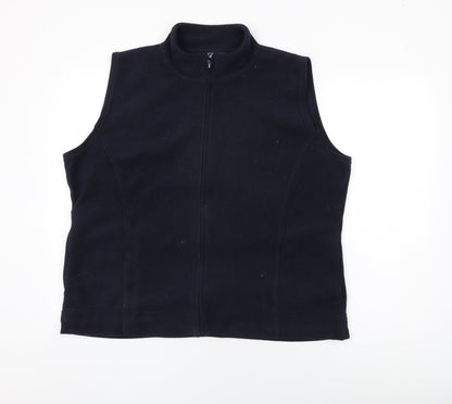 Womens UK Size 22 Isle Blue Gilet