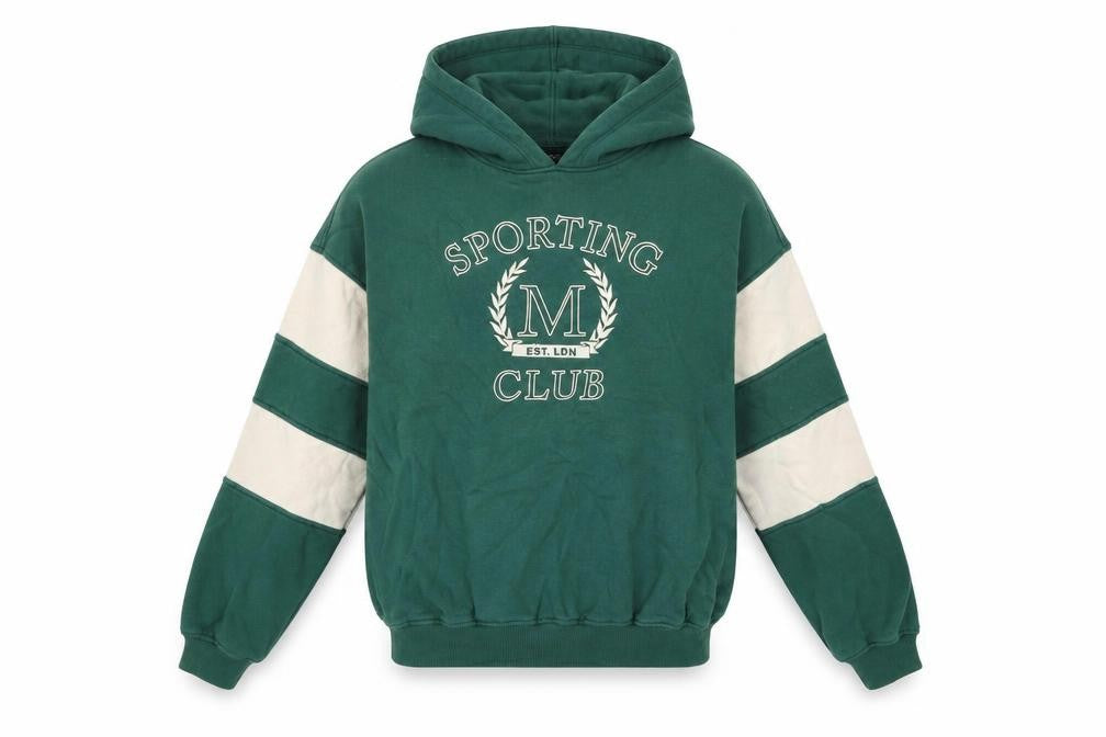 Motel Rocks Womens Green Cotton Pullover Hoodie Size XS Pullover - Sporting Club