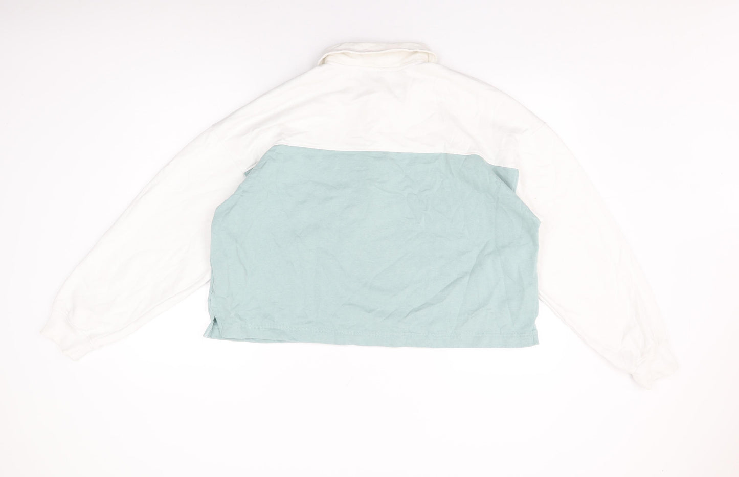 Womens UK Size S Weekday White Basic T-Shirt