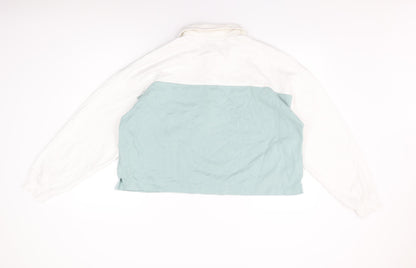 Womens UK Size S Weekday White Basic T-Shirt