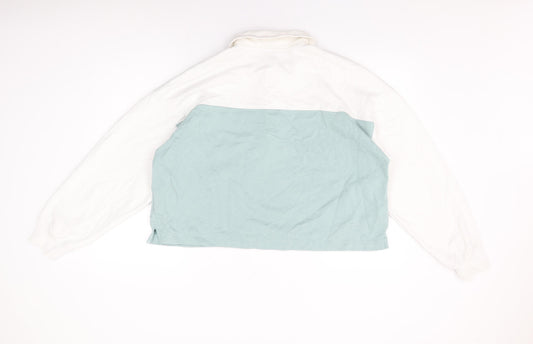 Womens UK Size S Weekday White Basic T-Shirt