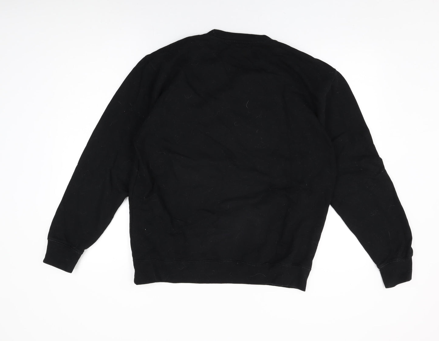 Northern Power Garms Womens Black Cotton Pullover Sweatshirt Size L Pullover - It'll Be Reyt