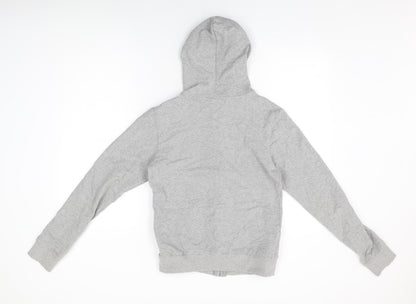 Olympus Womens Grey Cotton Full Zip Hoodie Size 12 Zip