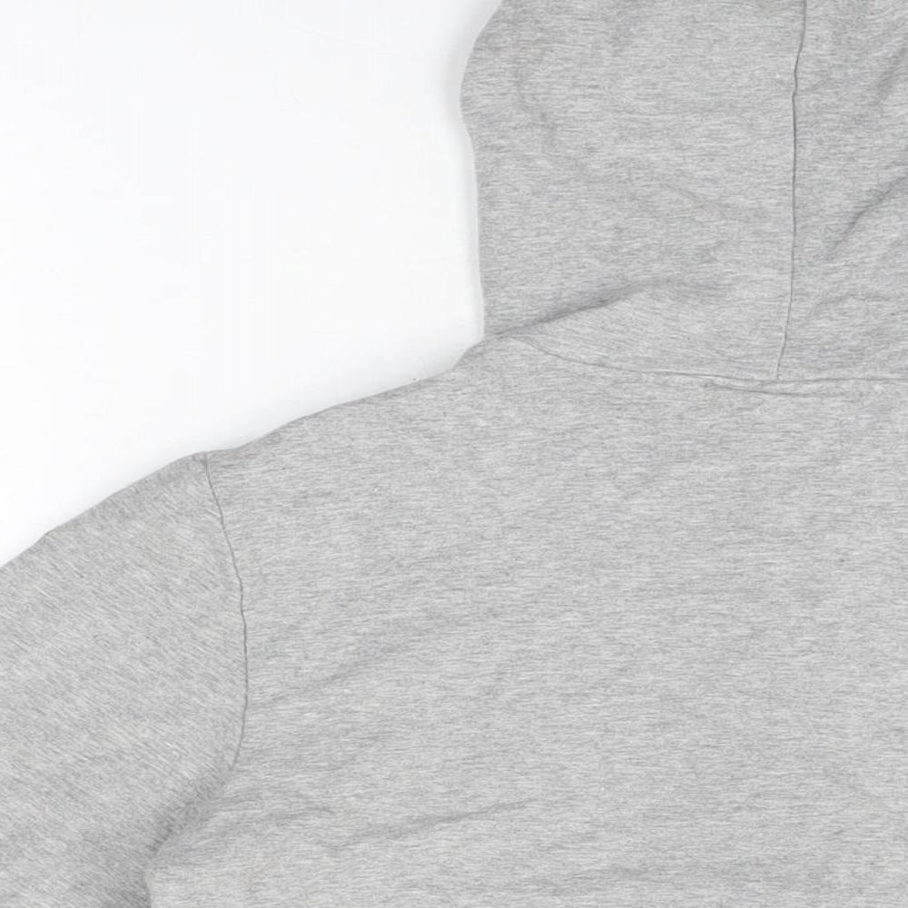Olympus Womens Grey Cotton Full Zip Hoodie Size 12 Zip