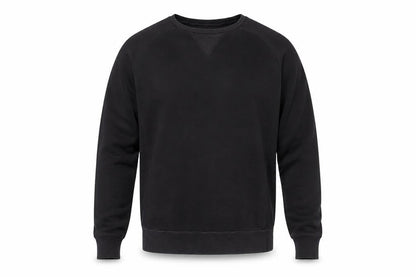 Smiley Mens Black Cotton Pullover Sweatshirt Size L