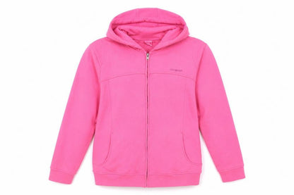 Womens UK Size 18 LA Gear Pink Full Zip Hoodie