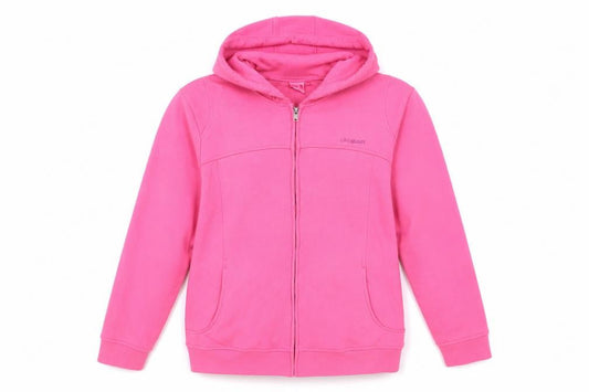 Womens UK Size 18 LA Gear Pink Full Zip Hoodie