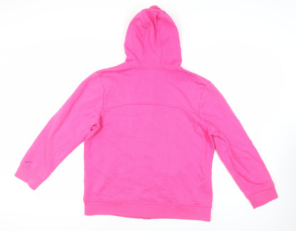 Womens UK Size 18 LA Gear Pink Full Zip Hoodie