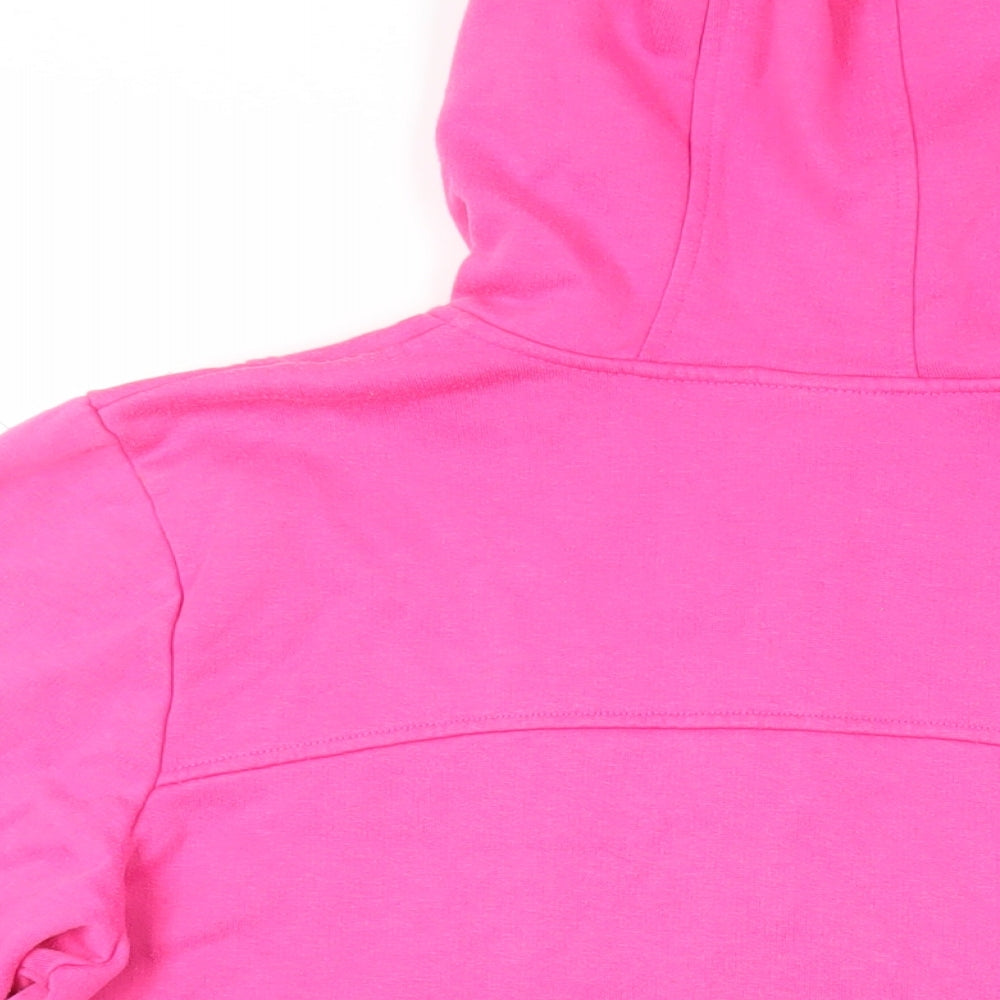 Womens UK Size 18 LA Gear Pink Full Zip Hoodie
