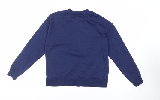 Womens UK Size XS Disney Blue Pullover Sweatshirt