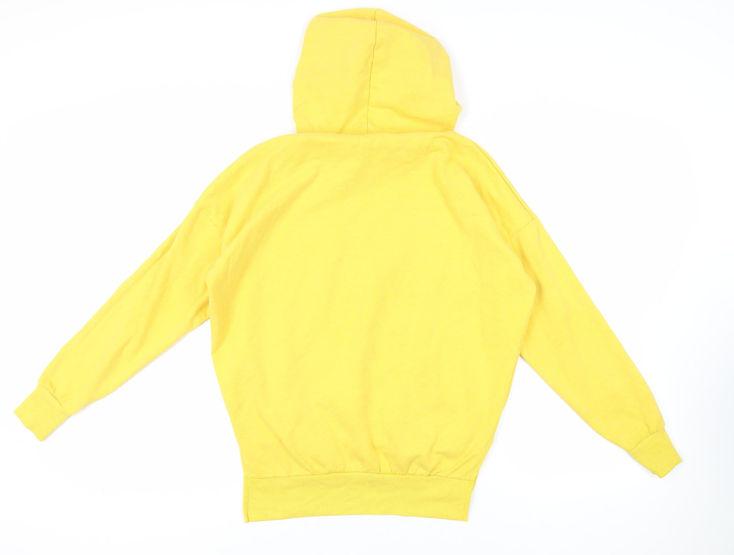 Womens UK Size XS Disney Yellow Pullover Hoodie