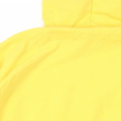 Womens UK Size XS Disney Yellow Pullover Hoodie