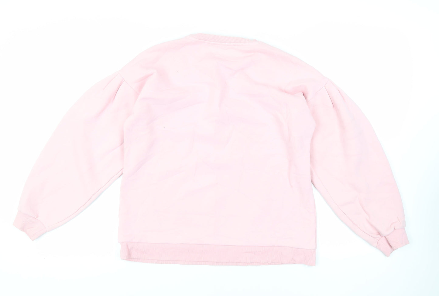 Chelsea Peers Womens Pink Cotton Pullover Sweatshirt Size S Pullover