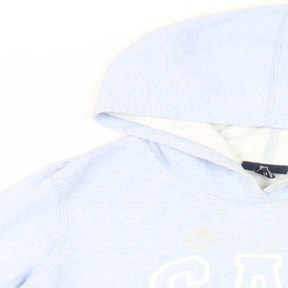 Gap Womens Blue Cotton Pullover Hoodie Size XL Pullover - Logo Pockets