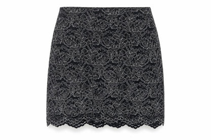 Womens UK Size 14 Dorothy Perkins A-Line Lace Skirt