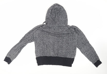 RIP CURL Womens Grey Cotton Pullover Hoodie Size S Pullover