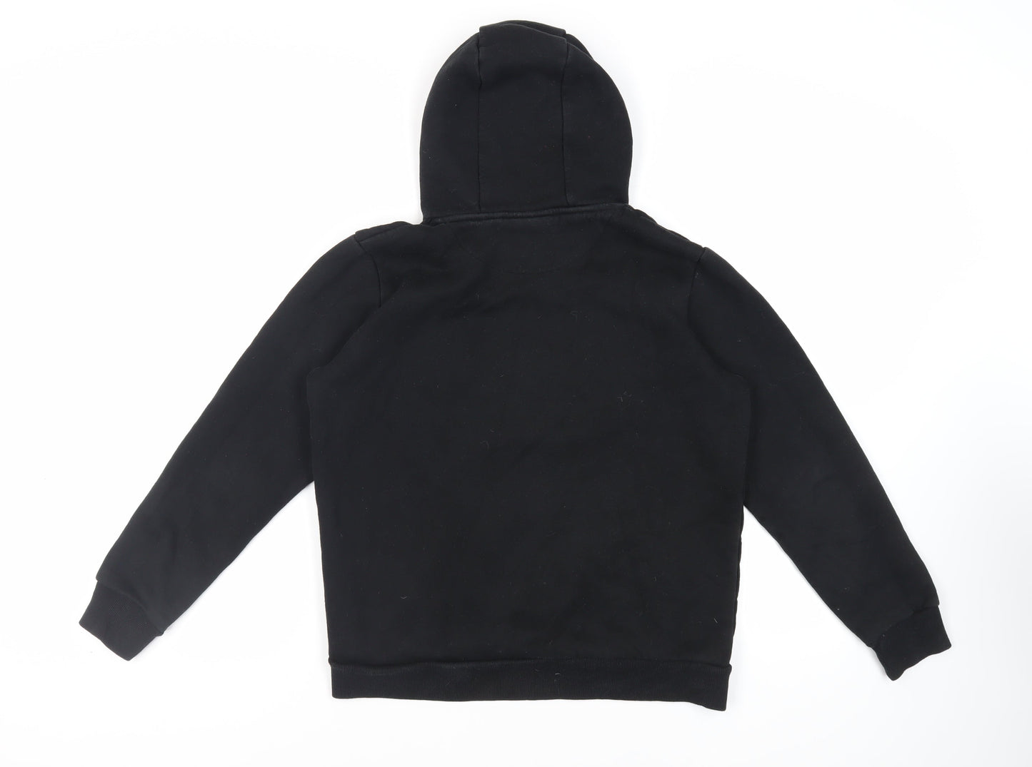 Supply & Demand Co. Boys Black Cotton Pullover Hoodie Size 13-14 Years Pullover - Logo