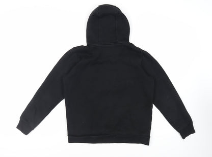 Supply & Demand Co. Boys Black Cotton Pullover Hoodie Size 13-14 Years Pullover - Logo