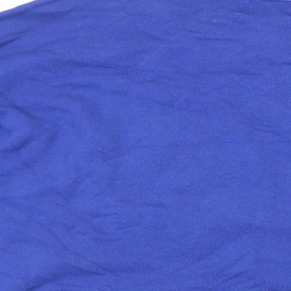 Womens UK Size M Pull&Bear Blue Pullover Sweatshirt