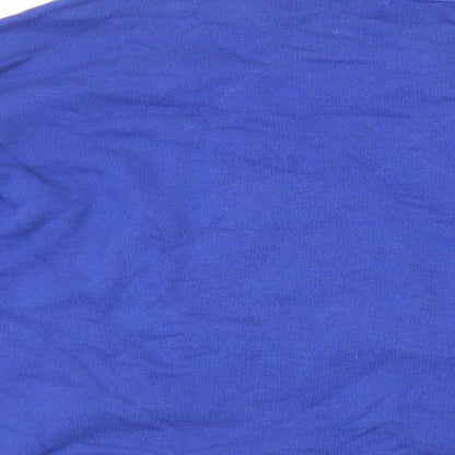 Womens UK Size M Pull&Bear Blue Pullover Sweatshirt
