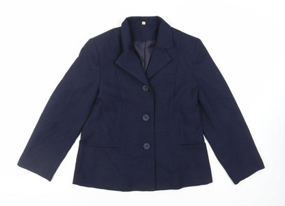 Womens UK Size 14 EWM Blue Jacket