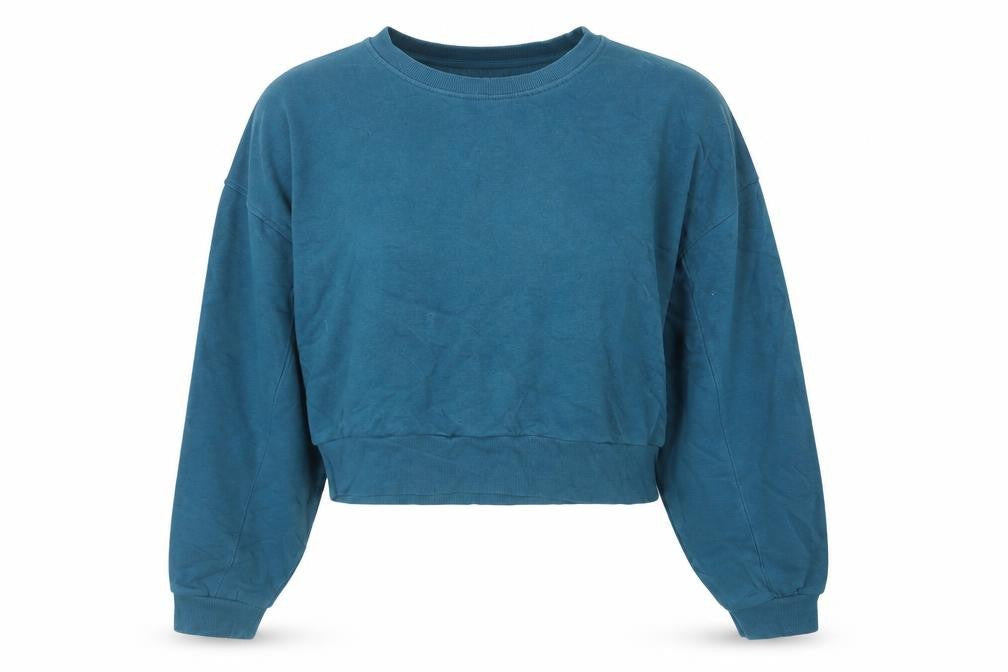 Womens UK Size L Bershka Green Pullover Sweatshirt