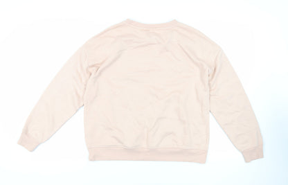 Womens UK Size M Disney Pink Pullover Sweatshirt