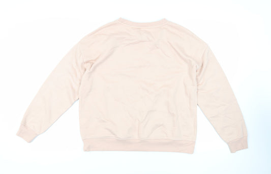 Womens UK Size M Disney Pink Pullover Sweatshirt