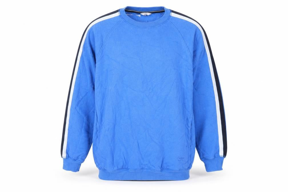 Mens UK Size L Cotton Traders Blue Pullover Sweatshirt