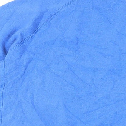 Mens UK Size L Cotton Traders Blue Pullover Sweatshirt