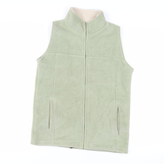 Womens UK Size 12 EWM Green Gilet