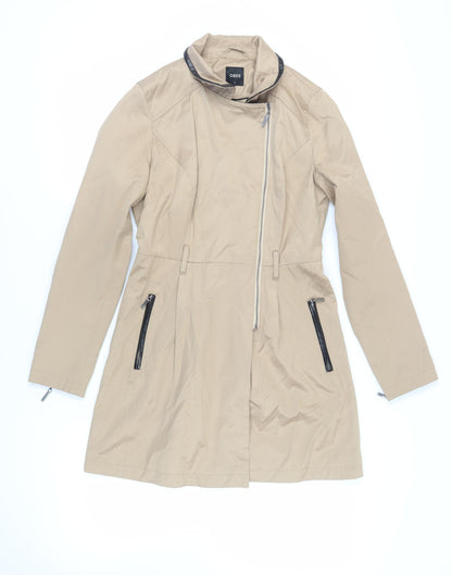 Womens UK Size S Oasis Beige Overcoat