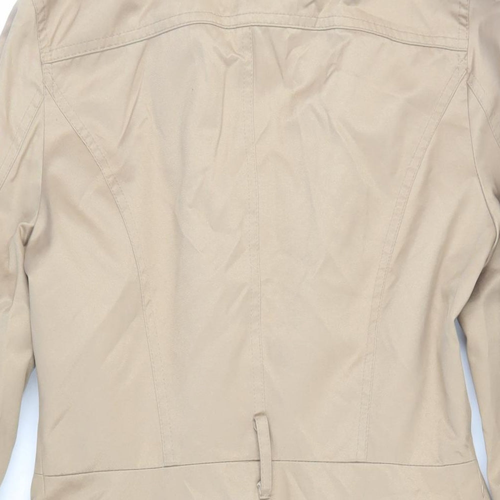 Womens UK Size S Oasis Beige Overcoat