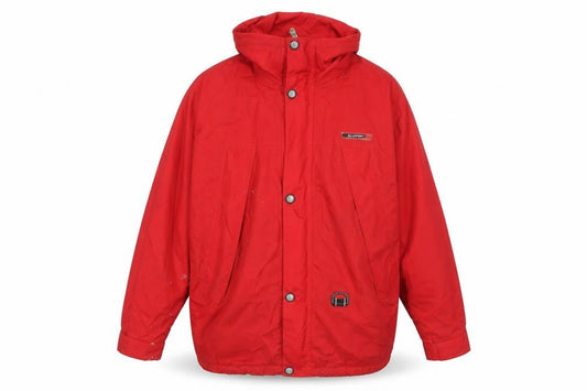 Mens UK Size XL Allsport Active Red Windbreaker Coat