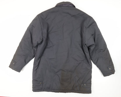 Mens UK Size M St Michael Blue Pea Coat