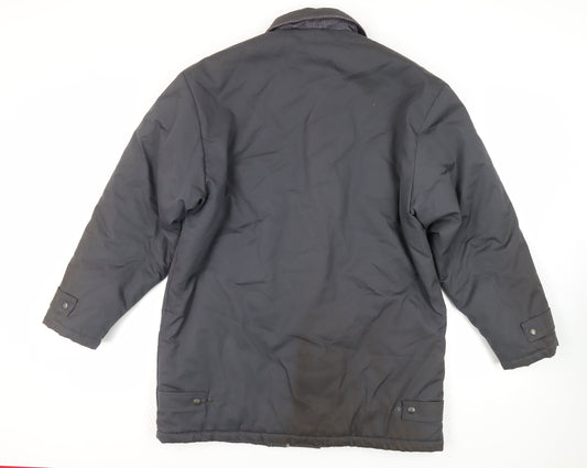 Mens UK Size M St Michael Blue Pea Coat