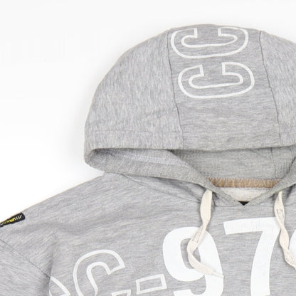 Super Coldcut Mens Grey Cotton Pullover Hoodie Size XL