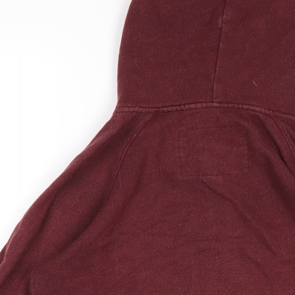 Womens UK Size 8 Jack Wills Red Full Zip Hoodie