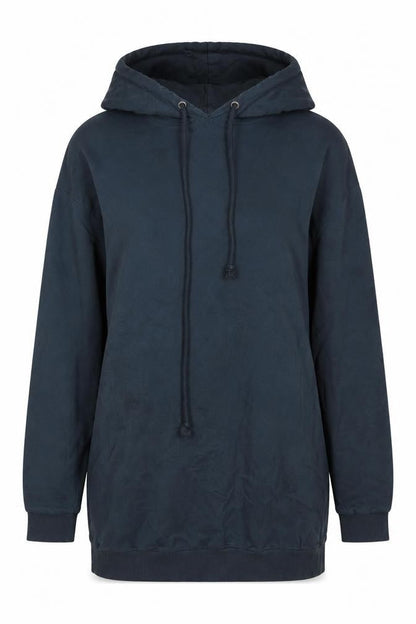 Collusion Womens Blue Cotton Pullover Hoodie Size 6 Pullover