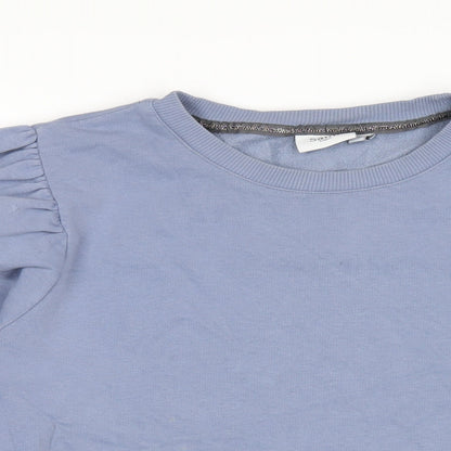 Saint Tropez Clothing Womens Blue Cotton Pullover Sweatshirt Size M Pullover