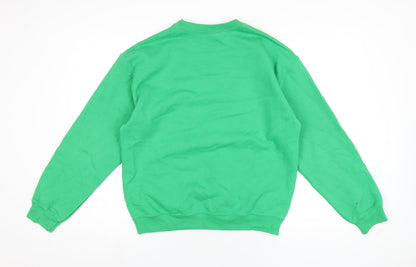 Mens UK Size M Star Wars Green Pullover Sweatshirt