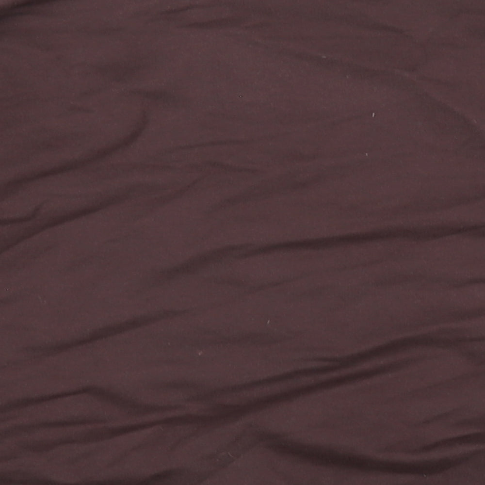 Missguided Womens Brown Cotton Pullover Sweatshirt Size 4 Pullover