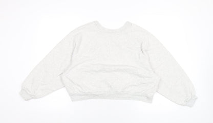 Levi's Womens Grey Cotton Pullover Sweatshirt Size M Pullover