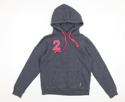 Lansdown Womens Grey Cotton Pullover Hoodie Size 10 Pullover
