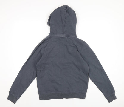Lansdown Womens Grey Cotton Pullover Hoodie Size 10 Pullover