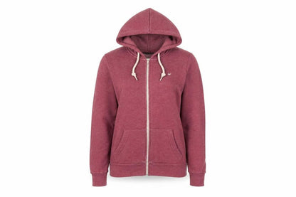 Blonde + Blonde Womens Red Polyester Full Zip Hoodie Size 12 Zip