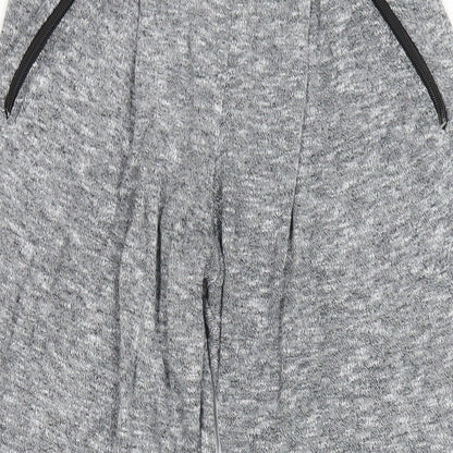 Quinze Heures Pars Trente Womens Grey Polyester Jogger Trousers Size 28 in L28 in Regular
