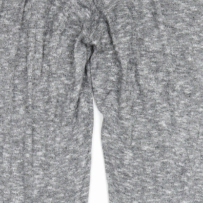 Quinze Heures Pars Trente Womens Grey Polyester Jogger Trousers Size 28 in L28 in Regular