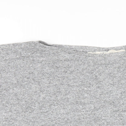 Womens UK Size S H&M Grey Basic T-Shirt